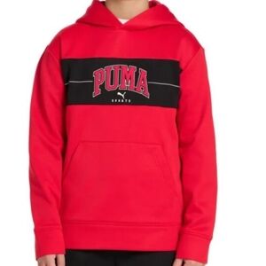PUMA Youth Fleece Hoodie Red size M 10/12